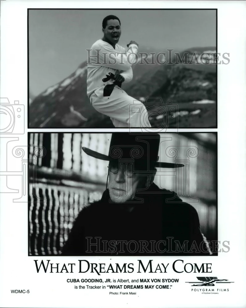 Press Photo Waht Dreams May Come True Cuba Gooding Max Von Sydow - cvp62238