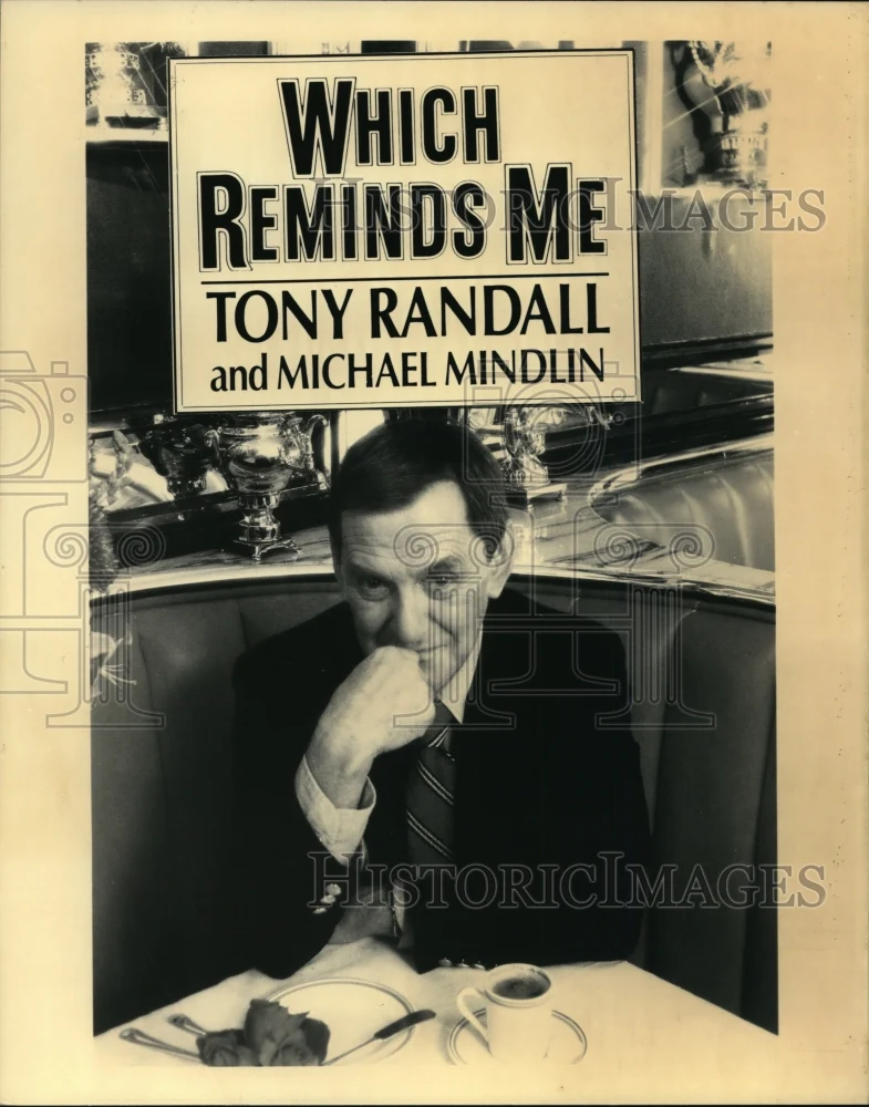 1990 Press Photo Tony Randall-Which Reminds Me - cvp87551