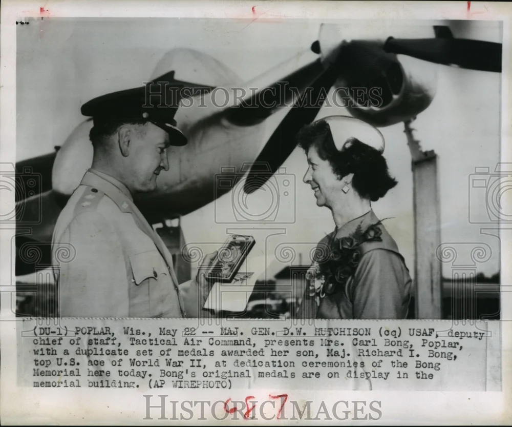 1970 Press Photo Maj Gen DW Hutchison, USAF, deputy Chief of Staff, Tactical Air
