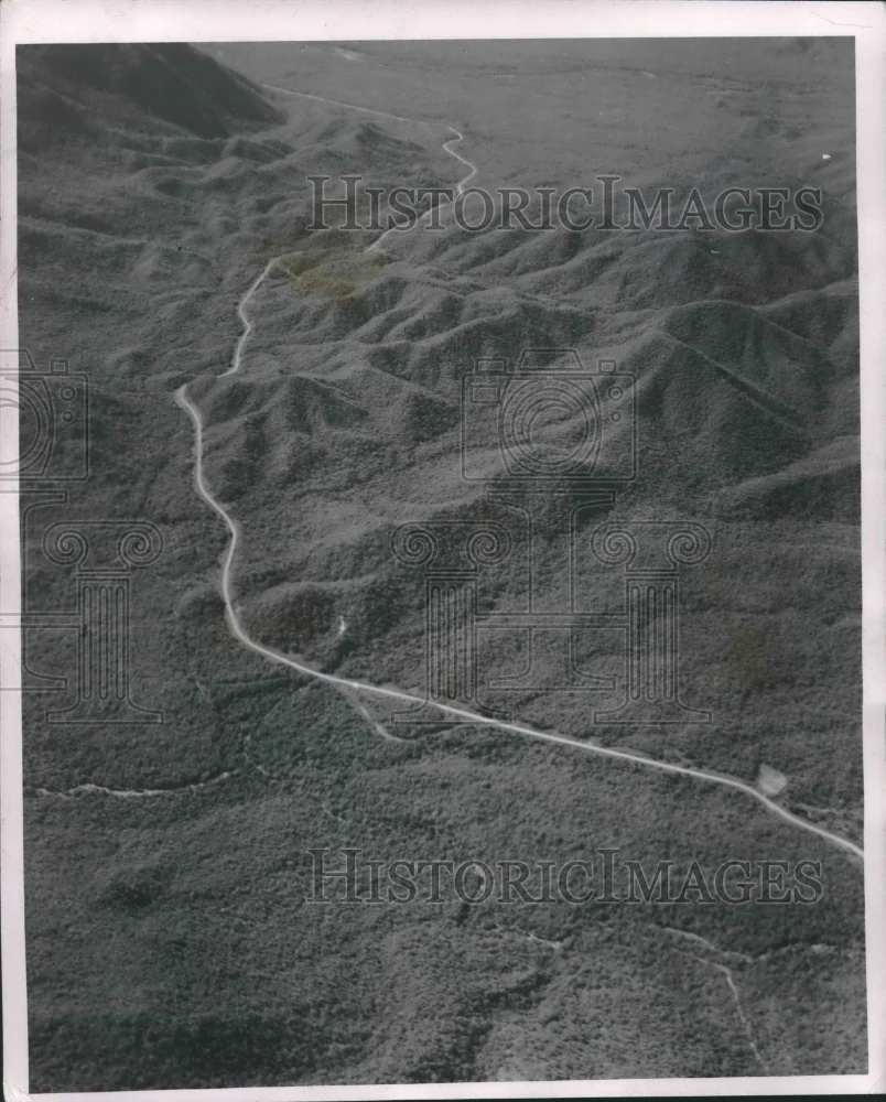 1944 Press Photo Pan American Highway south of Mexico City, Mexico - mjb45223