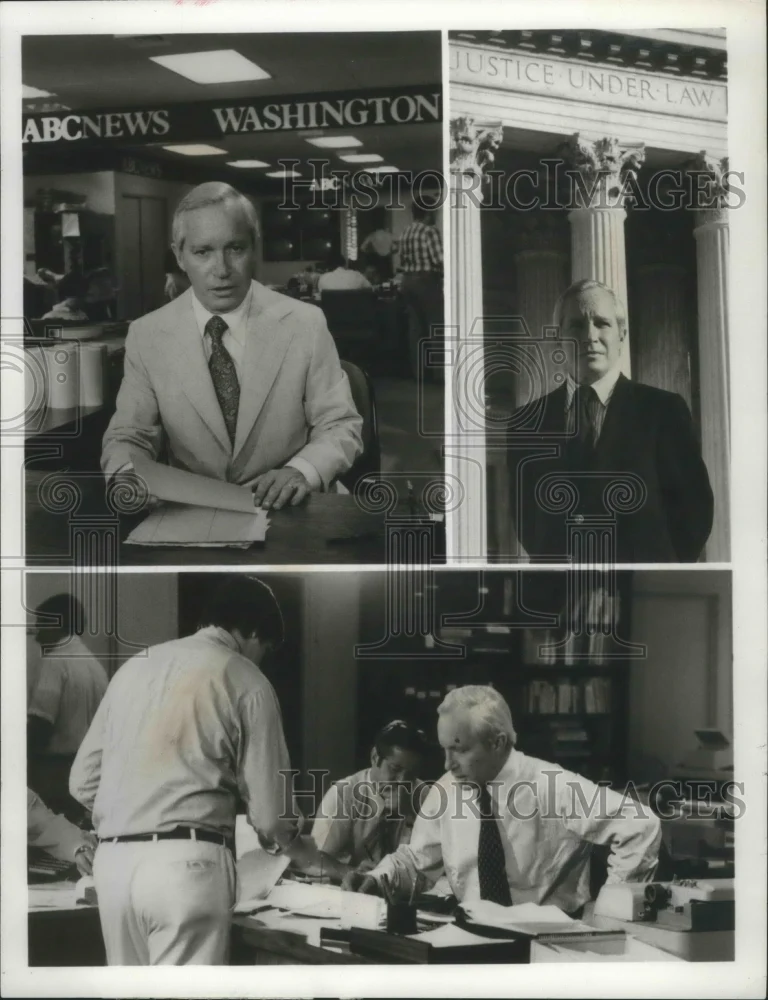 1980 Press Photo Frank Reynolds, ABC News Correspondent - mjb64657