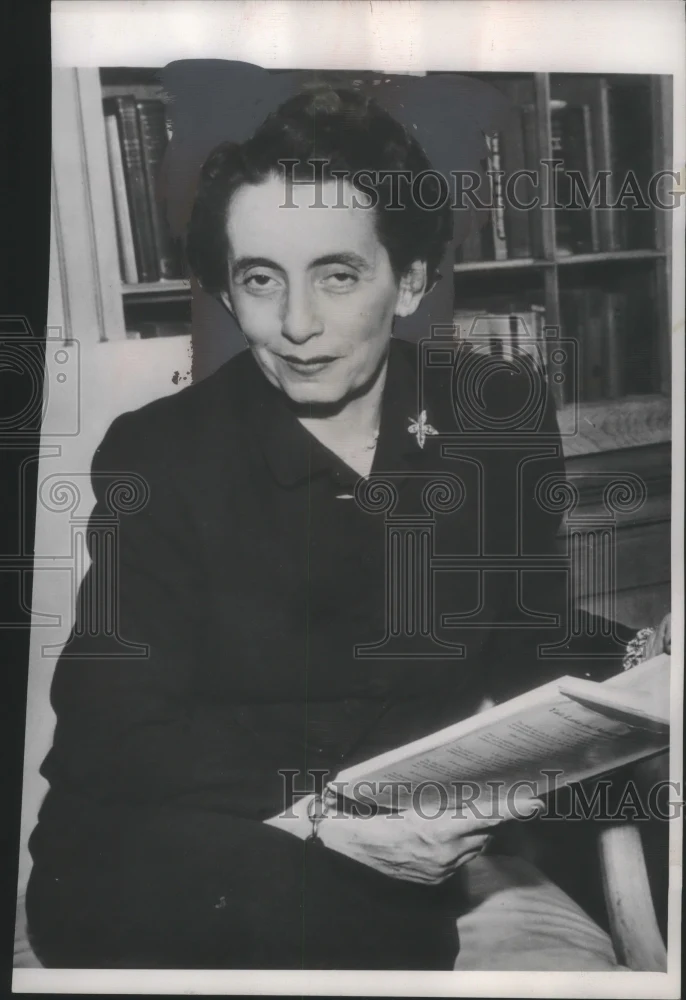 1950 Press Photo Mrs. Anna Rosenberg, recommended for Asst. Secretary of Defense