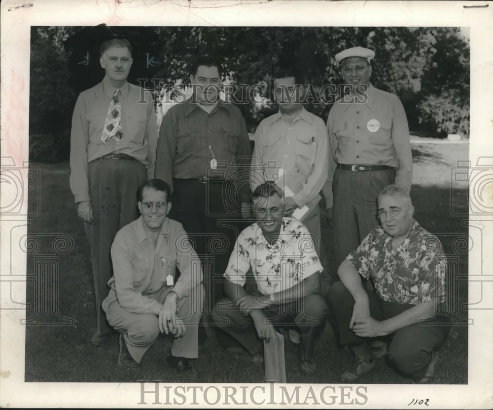1956 Press Photo Group of bowlers - mjc10296