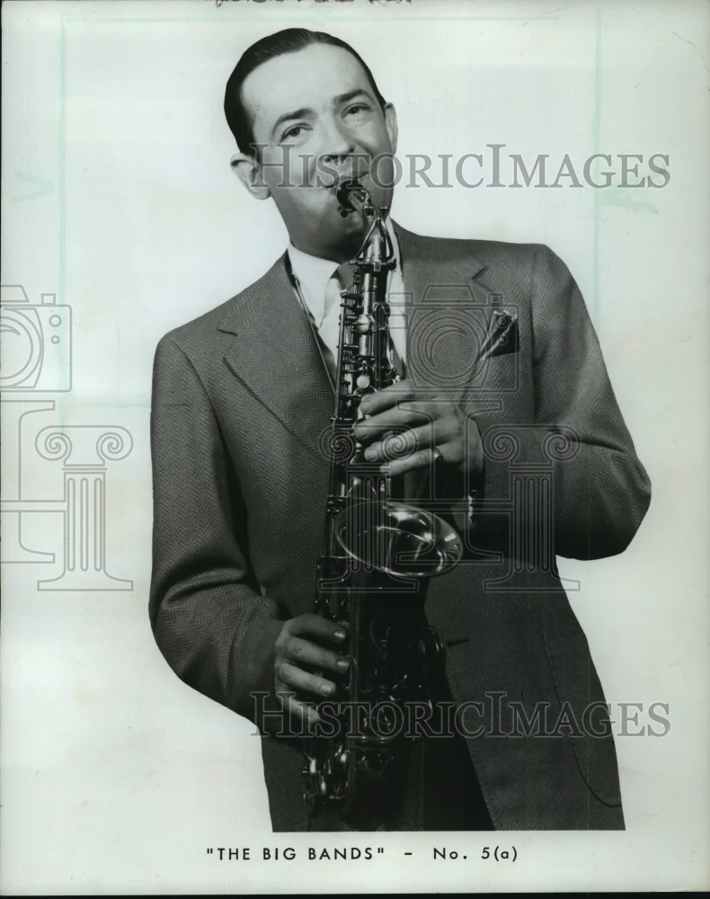 1967 Press Photo Jimmy Dorsey, Bandleader, in "The Fabulous Dorseys" - mjp07899