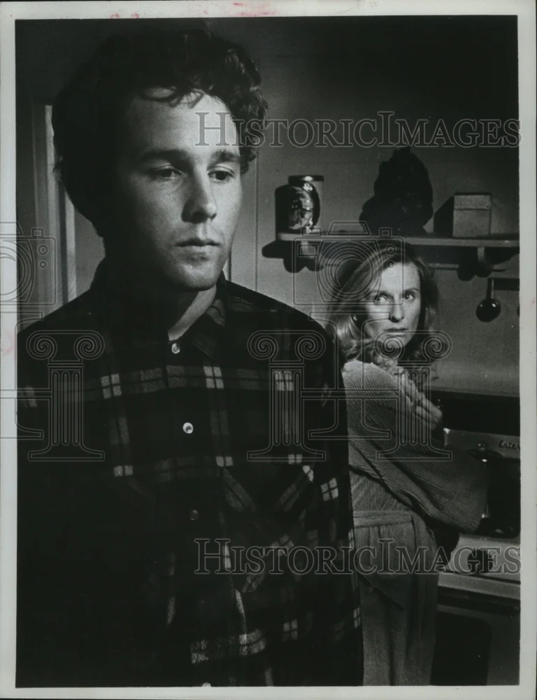 1974 Press Photo Timothy Bottoms and Cloris Leachman in "The Last Picture Show"