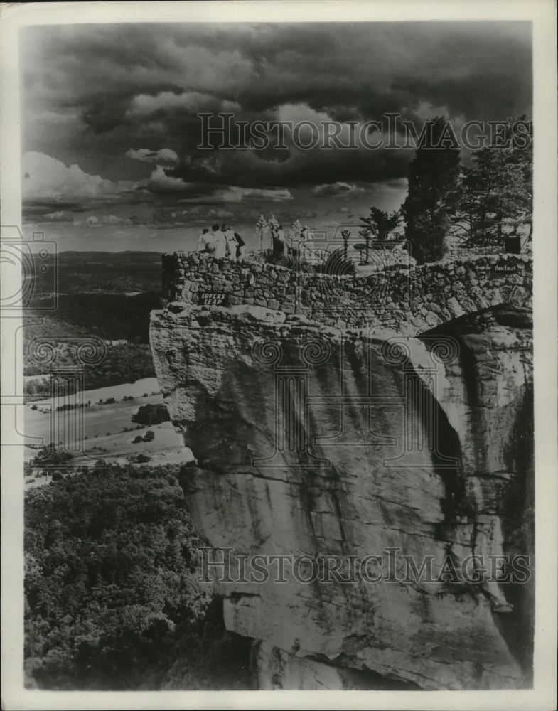 1953 Press Photo Rock City's anniversary at East Tennessee Spring Festival Week
