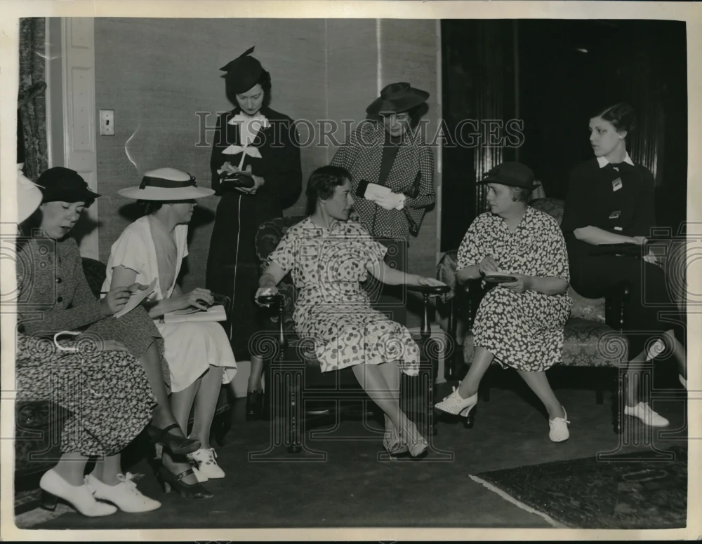 1936 Press Photo Mrs Alf Landon,wife of Rep Pres. candidate at exec Mansion