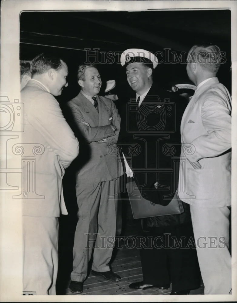 1939 Press Photo Comdr Capt JC K Rogers, flight from Kisumu toi Durban