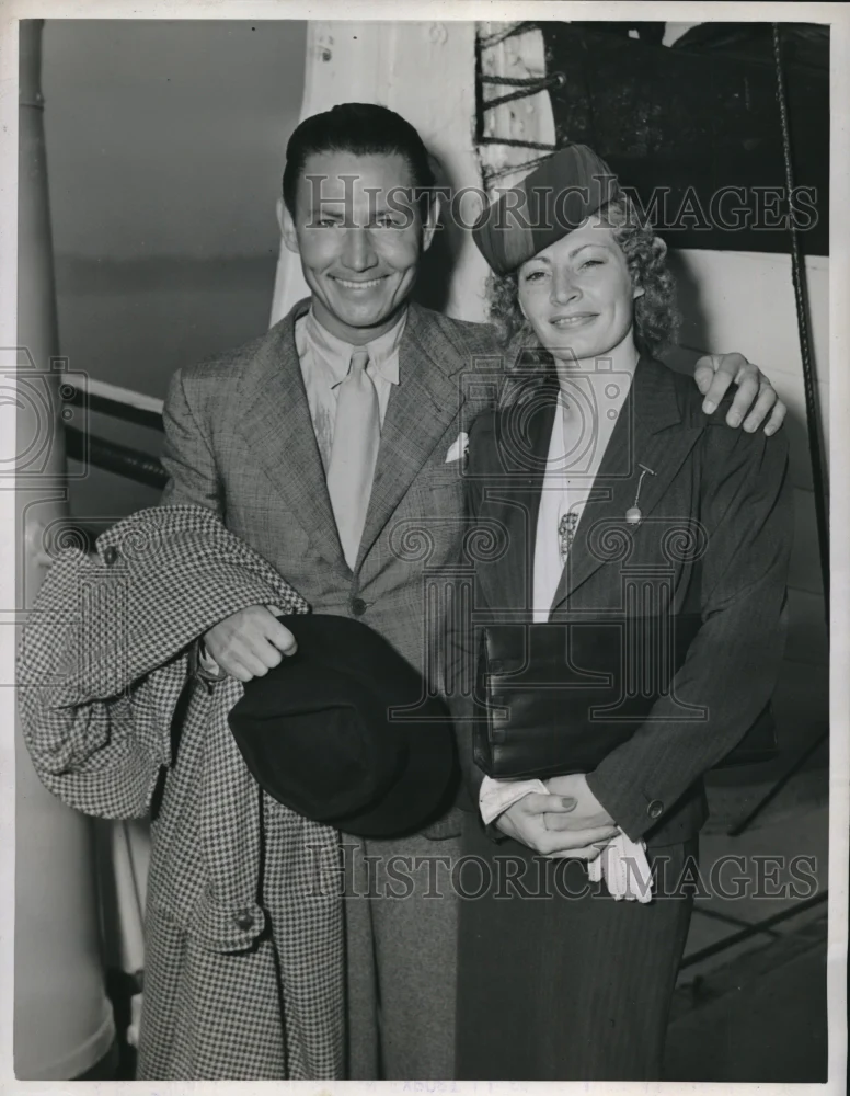 1941 Press Photo George and Ann Lincoln American born dancers