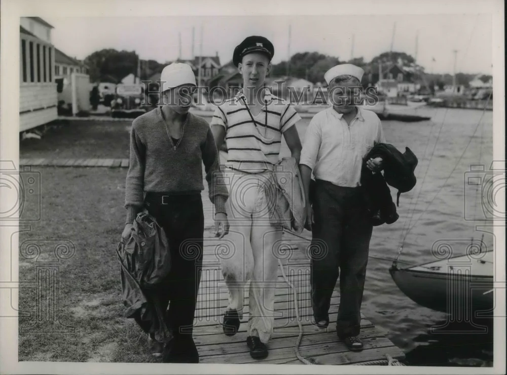 1936 Press Photo Roger Doane, Ray Swanbeck & John Root - nec45189