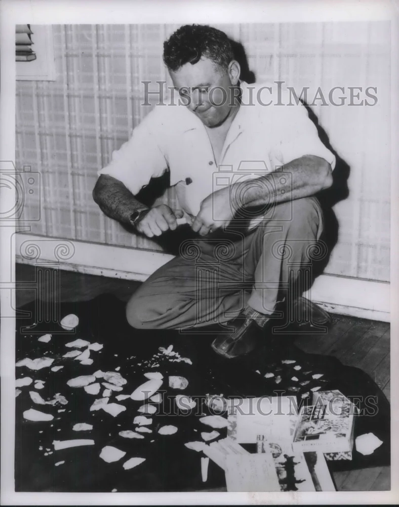 1953 Press Photo Carle Handel of Newark New Jersey