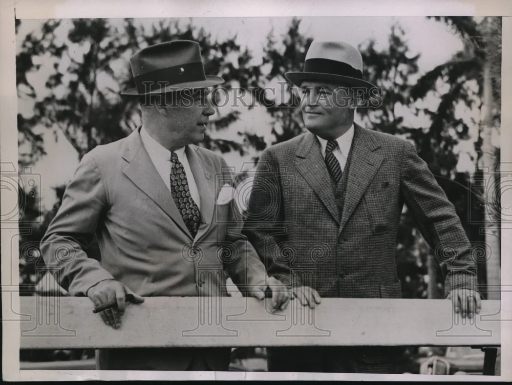 1937 Press Photo New Australian starting gate at Hialeah Park Race Track