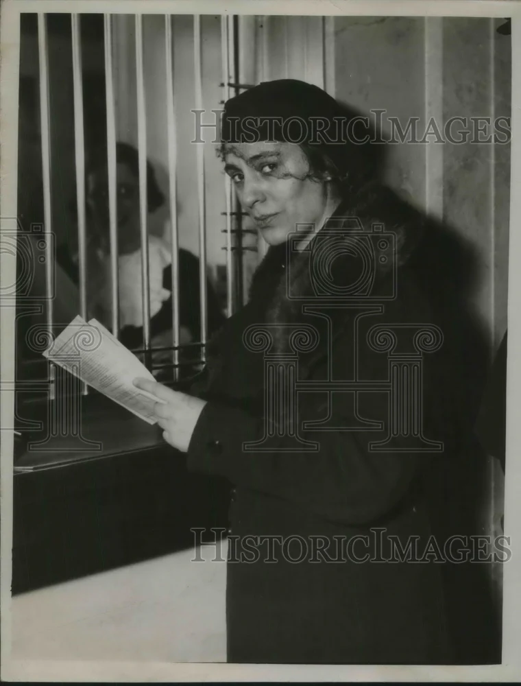 1935 Press Photo Victoria Lazaroff - nec55356