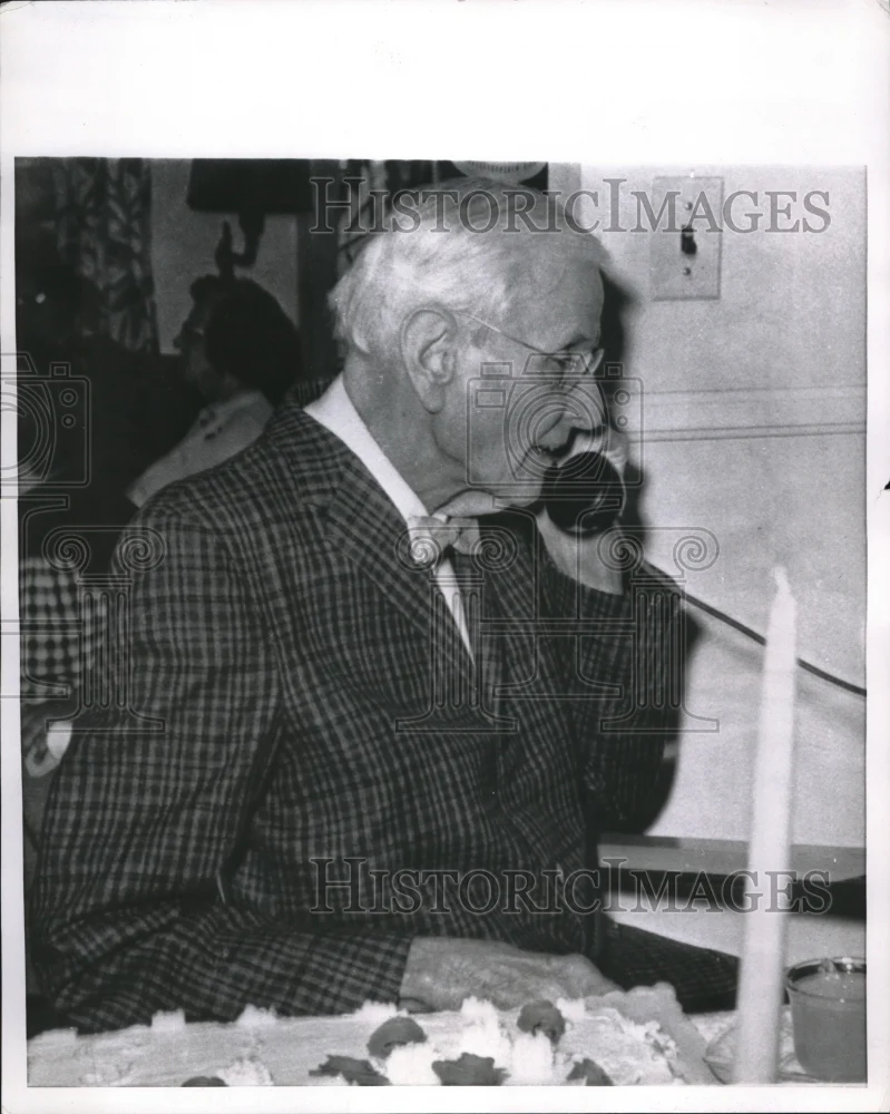 1966 Press Photo Winter Haven, Fla Sherman Evans turns 100 yrs old - nec72061