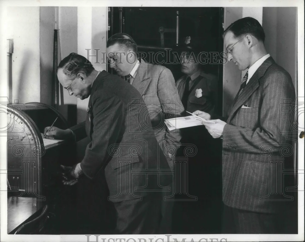 1940 Press Photo USDA Crop Reporting Board in DC