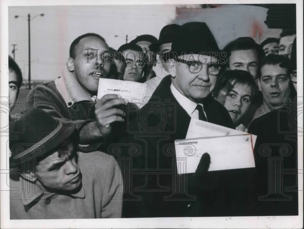 1964 Press Photo Lavell V. Allen and Donald G. Blanchard