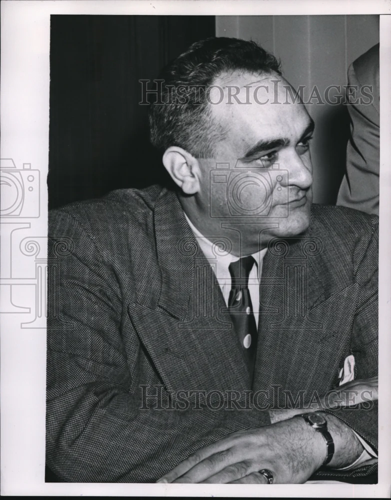 1954 Press Photo Lou Nichols of the FBI