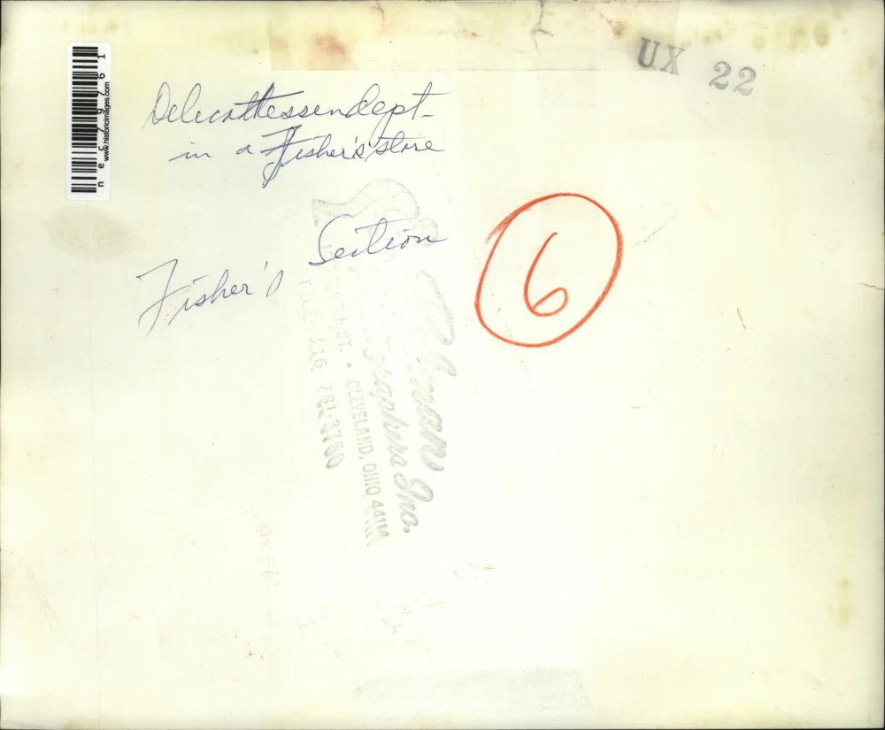 Press Photo Delicathessen Department in a Fisher's Store - Image 2
