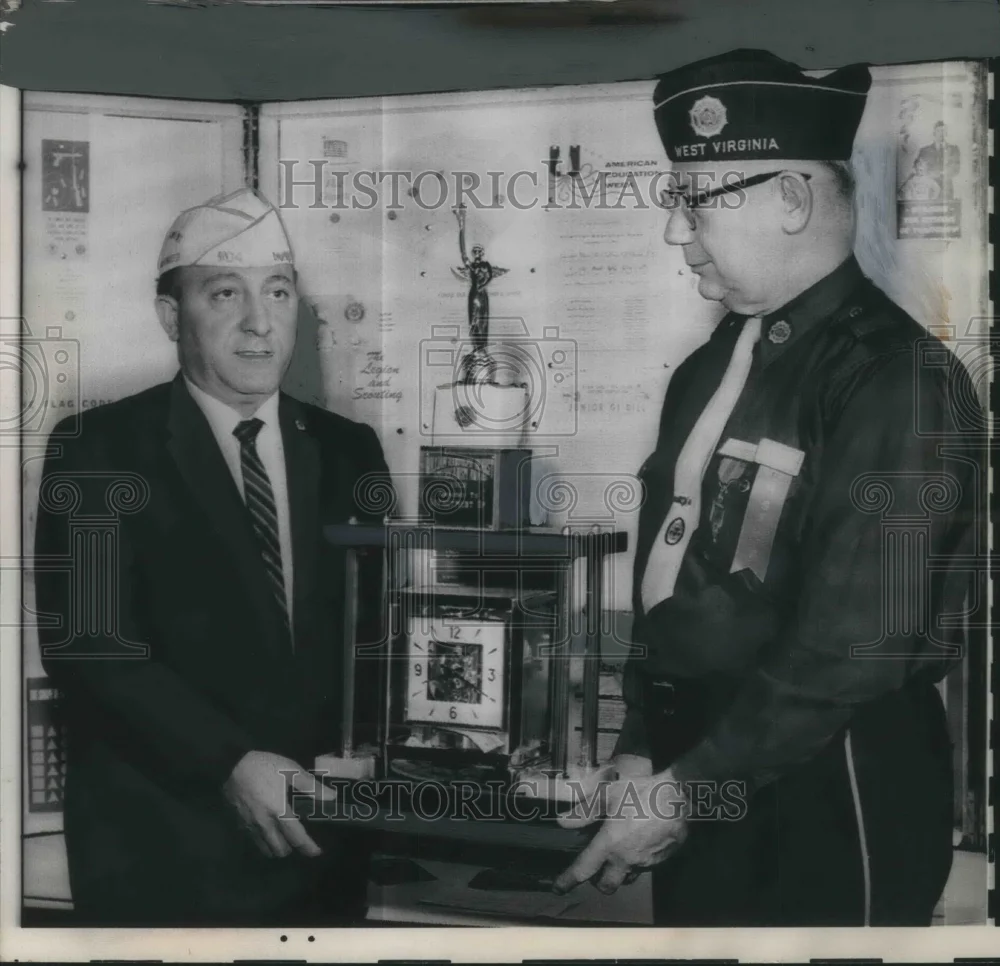 1962 Press Photo Las Vegas, Nevada American Legion Louis Grace, CA Tesch