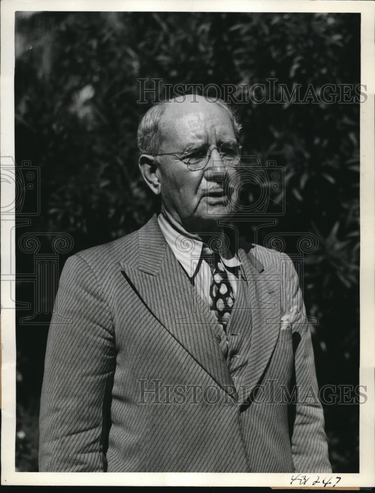 1938 Press Photo George F. Sheppard Attends Business Men's Conference