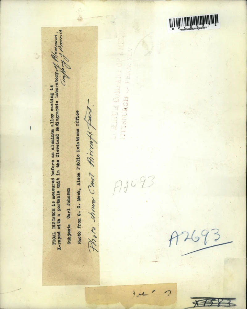 Press Photo Carl Johnson Cleveland Radiographic Laboratory - Image 2