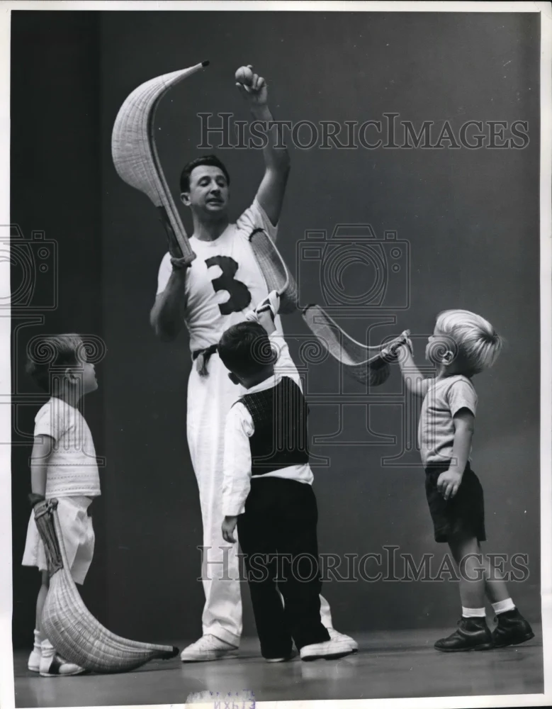 1962 Press Photo Jai Alai pro Juan Sololuce & Juan Garate,Al Salsamendi