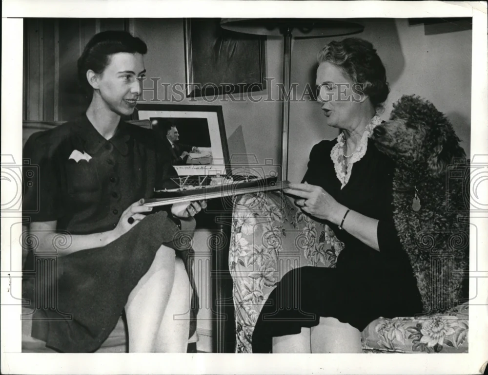 1941 Press Photo Washington DC Mrs Henry Wallace of VIce President