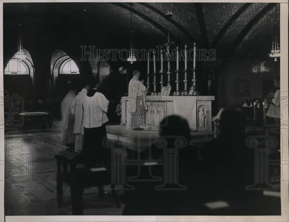 1936 Press Photo Shrine of Immaculate Conception at DC Catholic Univ