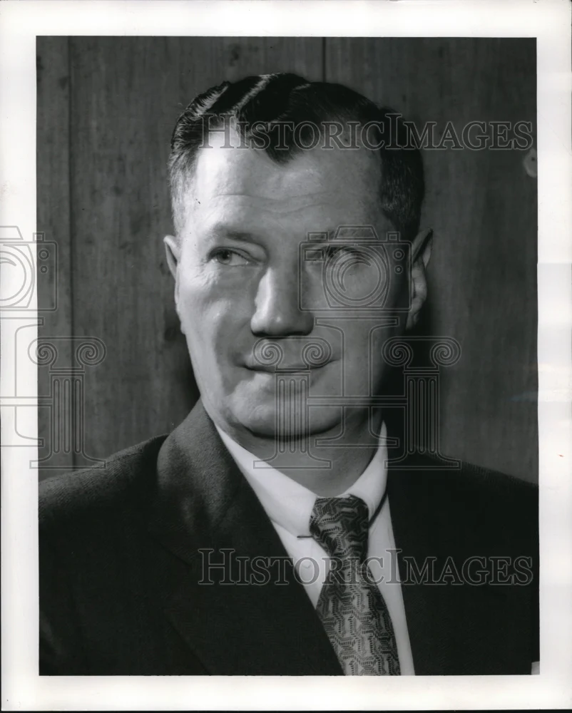 1962 Press Photo Jack Hausman Peres of Belding Hausman Fabrics Inc of NYC