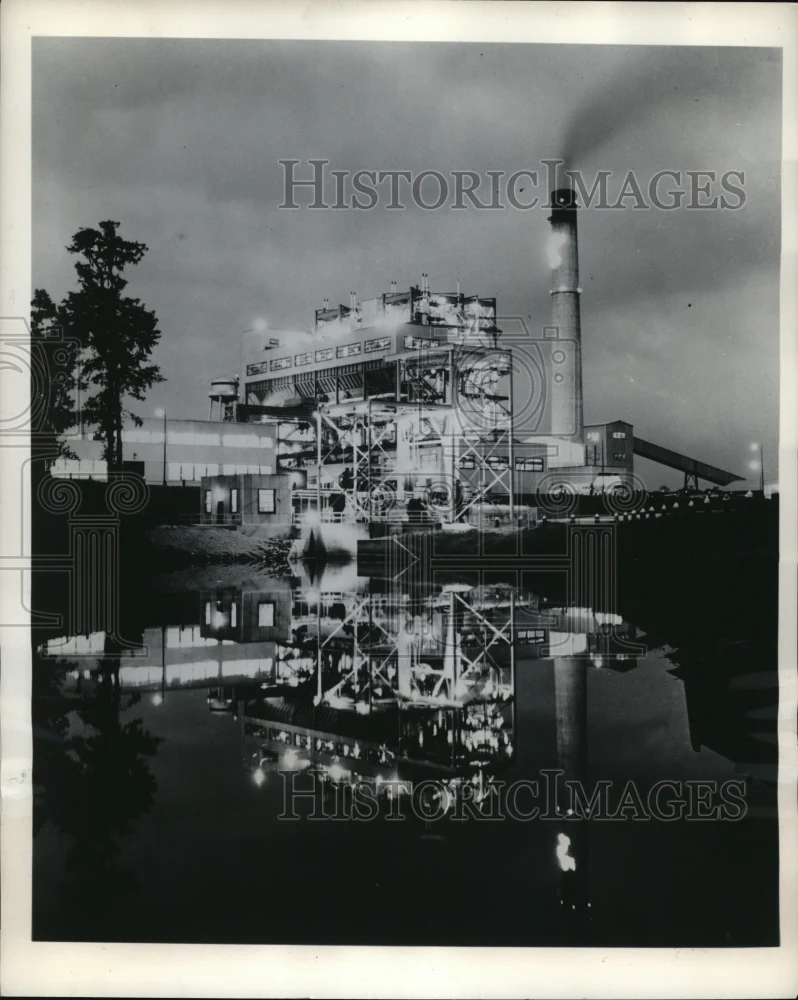 1950 Press Photo Lumberton North Carolina Plant of Carolina Power Light Company