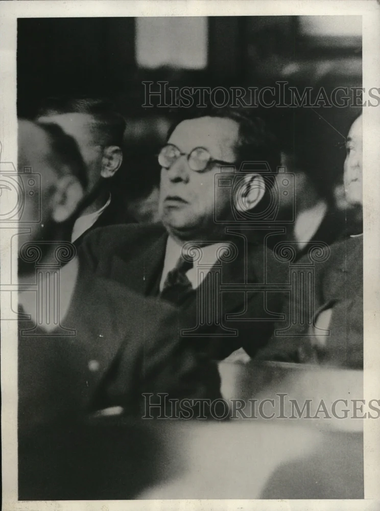1929 Media Photo Financer Nathan Amster on extortion charges to Mrs Olga Edwards