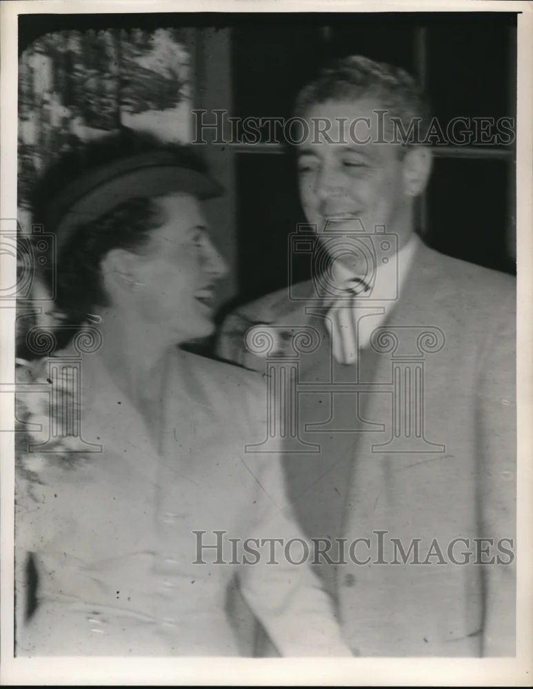 1957 Press Photo Mr. and Mrs. James Dick
