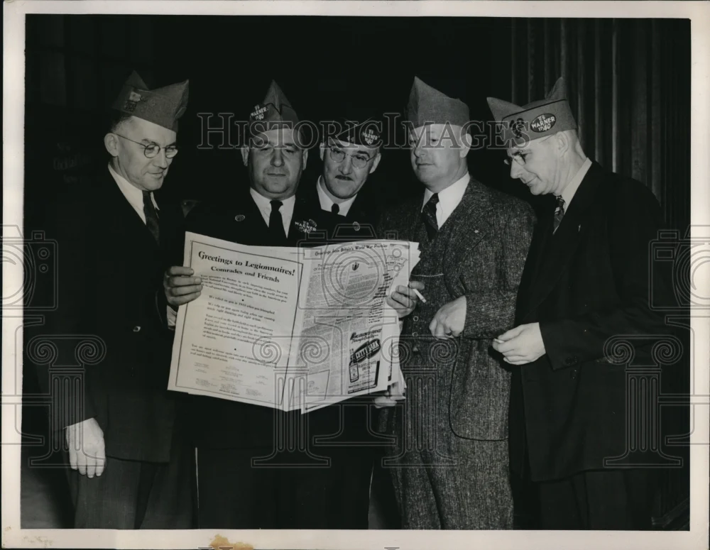 1940 Press Photo WS Howell, Ben Haney, Bill Seese, Carl Weiss and Walter Dickers