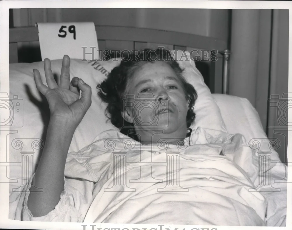 1959 Media Photo Chicago Mrs Jewel Dean Pounds Marilyn Johnson Found Frozen