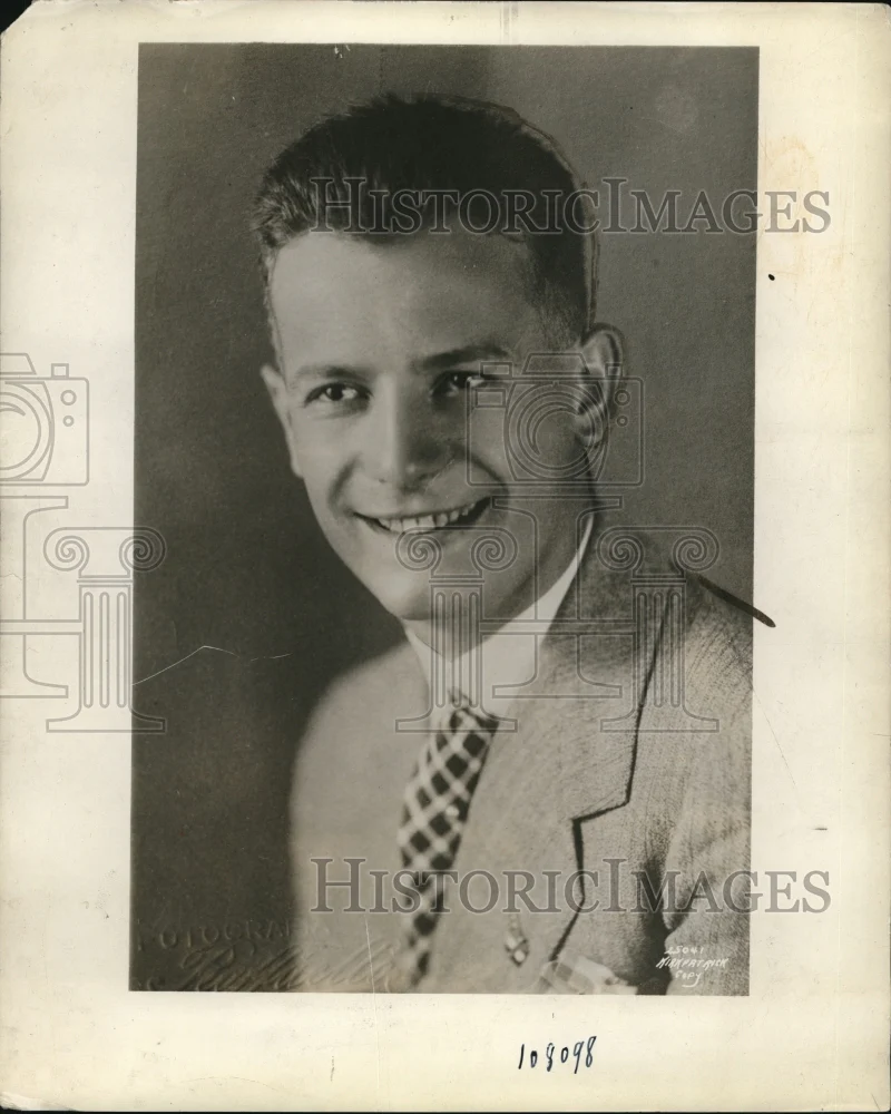1929 Press Photo Auto race driver Granfranco Comatti