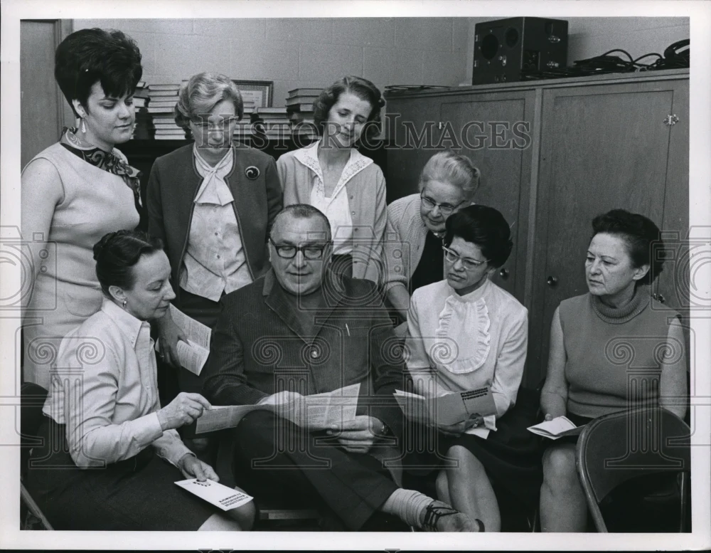 1969 Press Photo Harding School teachersG Daly, M Ivary, JEllar, R Dragns