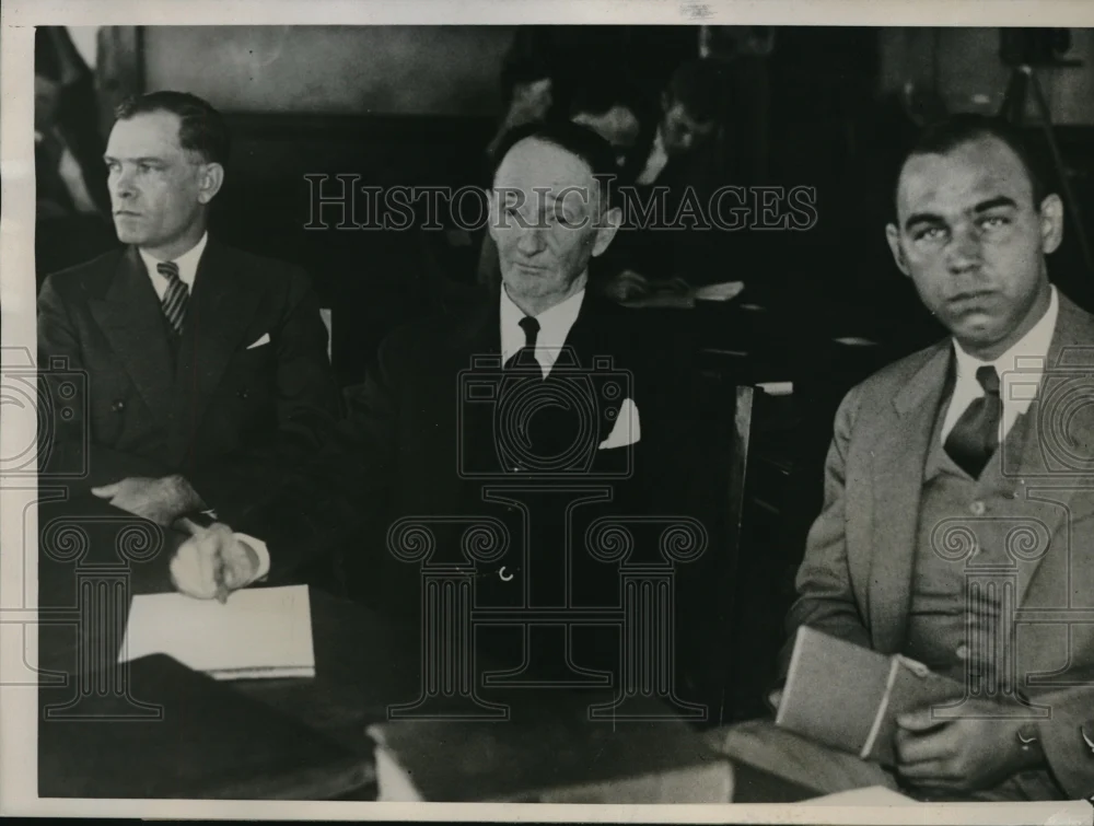 1934 Press Photo Prosecutor in Neal Myers in murder in the death of Marian Wills