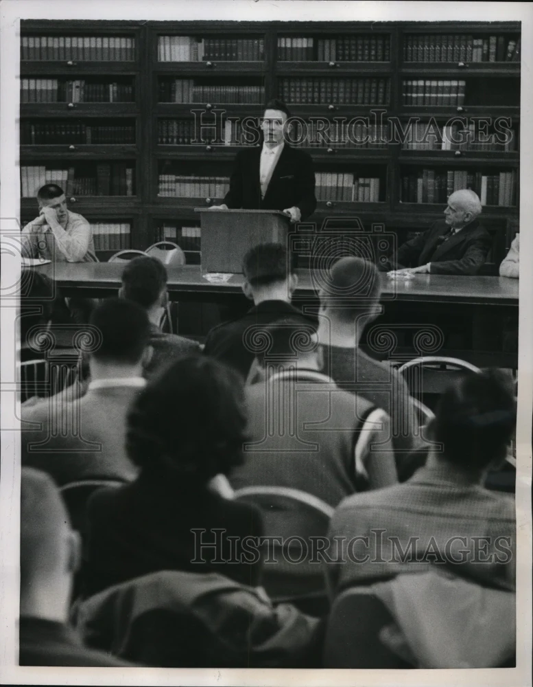 1959 Press Photo John Donald Clark Becomes Top Student Even Though Blind