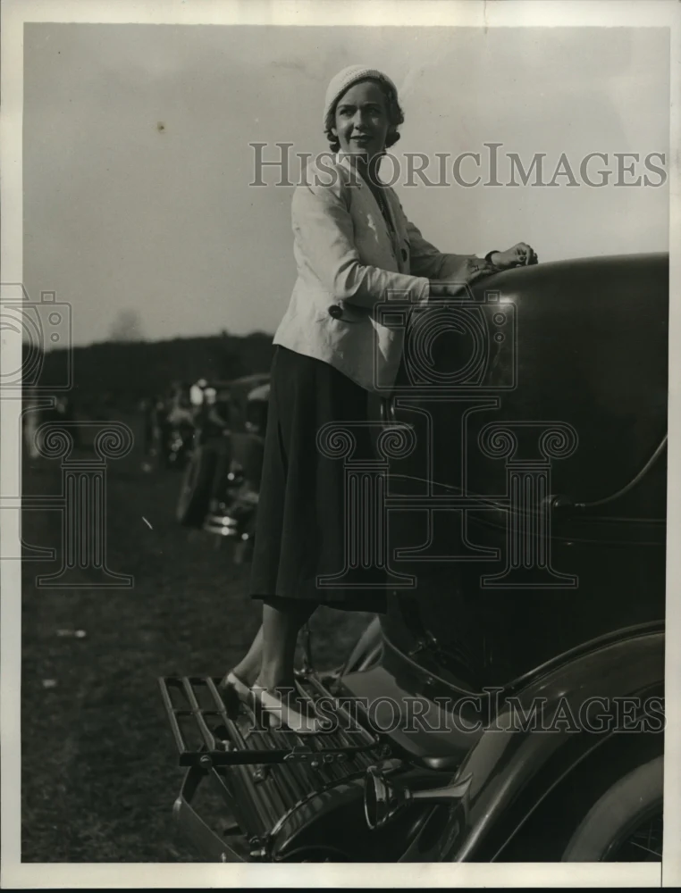 1932 Press Photo Miss Rosemary Ward at Soldiers and Sailors Club Horse Show