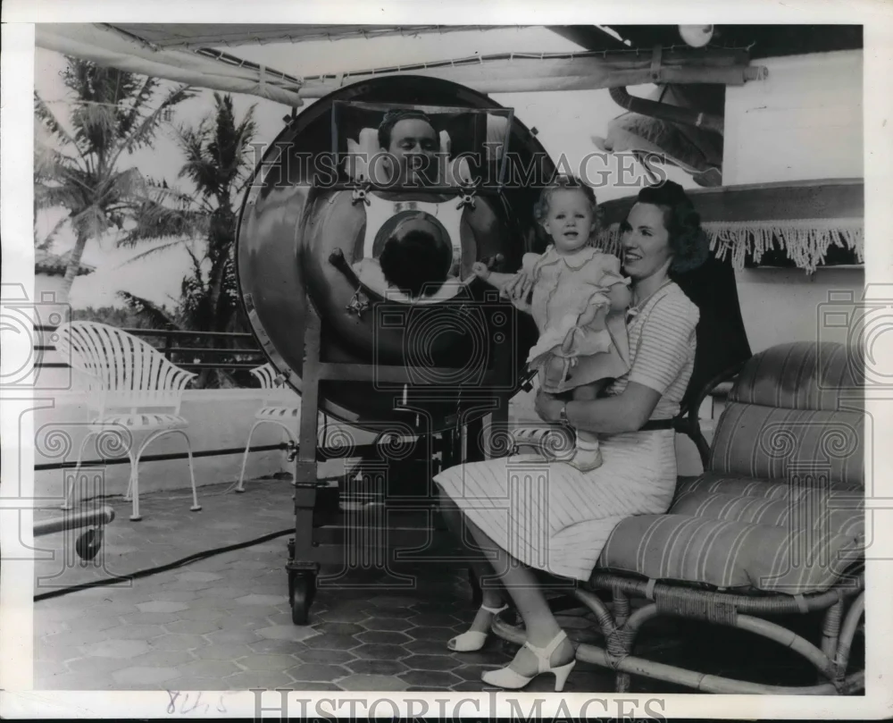 1941 Press Photo Miami Beach Florida Fred Snites Teresa Marie