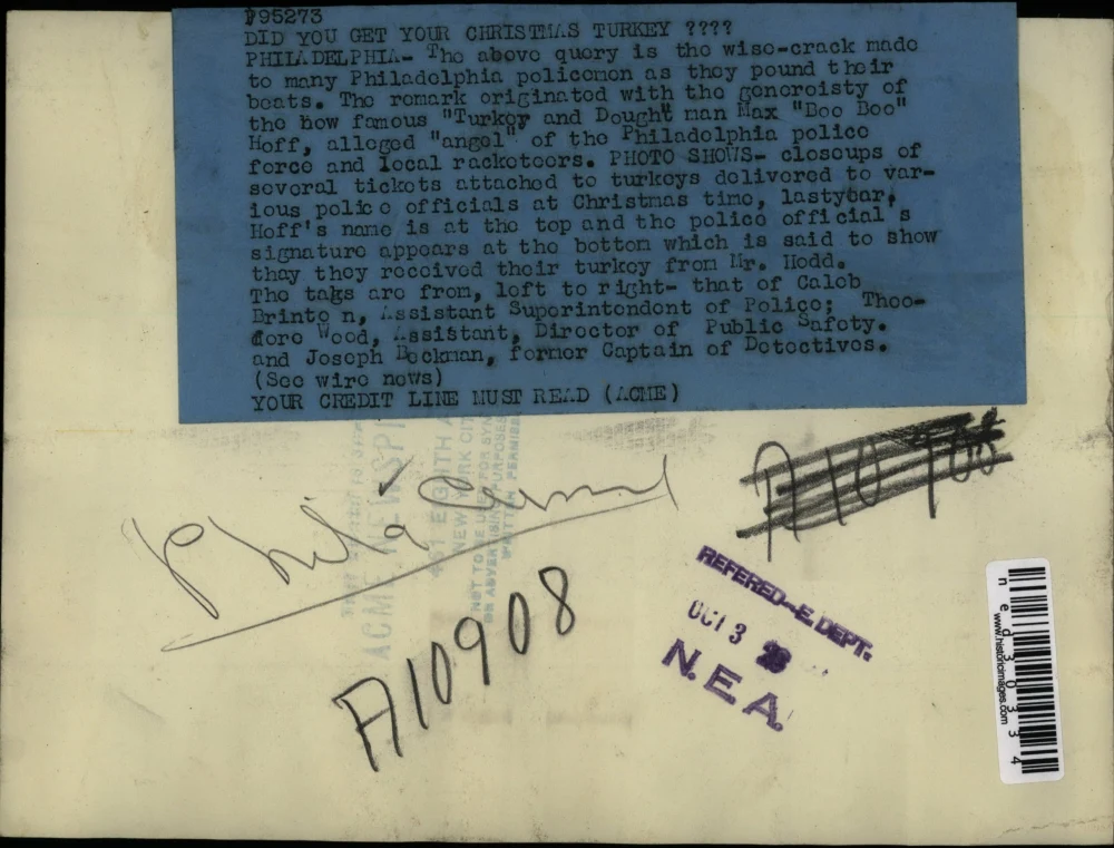 1926 Press Photo Parcel Delivery Tags in Philadelphia - Image 2