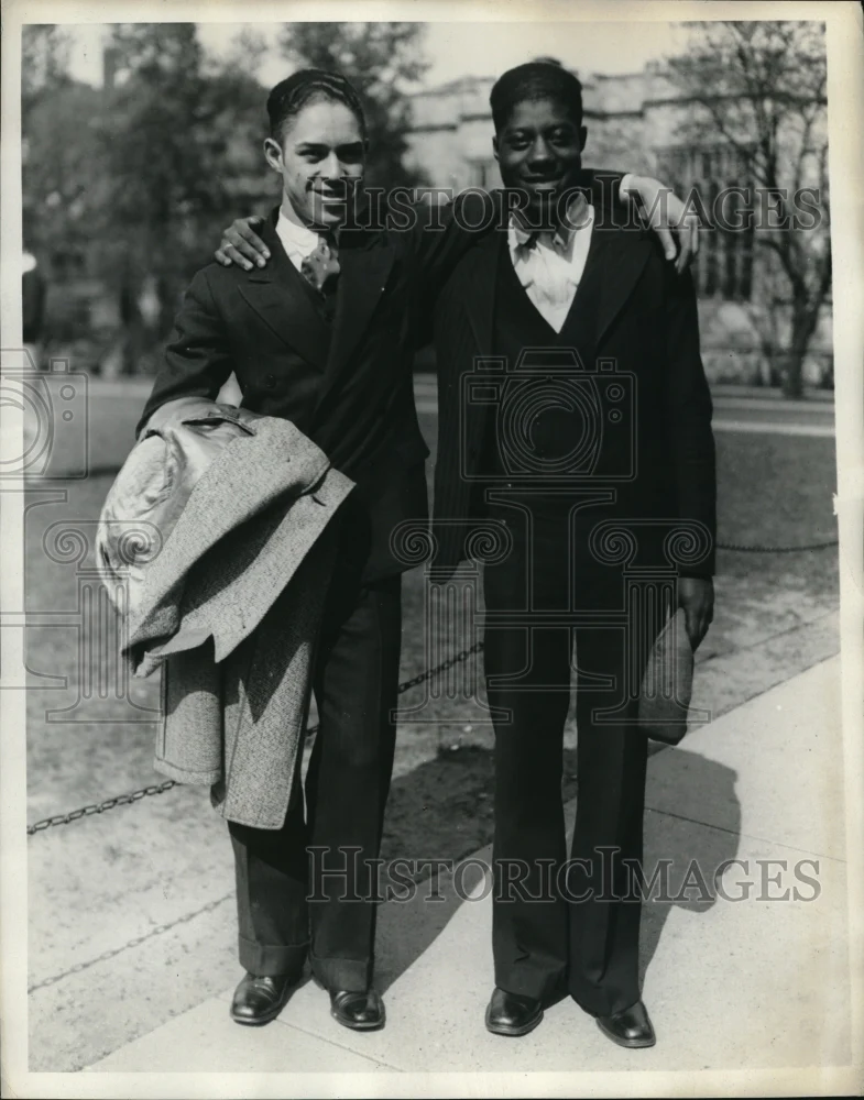 1929 Press Photo Claud H Burnsfelft and Alonza S Parkham
