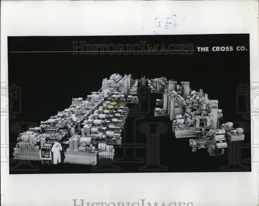 1955 Press Photo New machines in Chevrolet plant