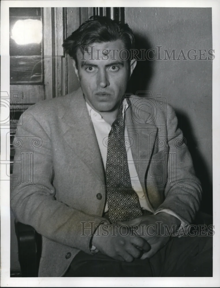 1941 Press Photo Raymond Epperson one of three involved in hold up