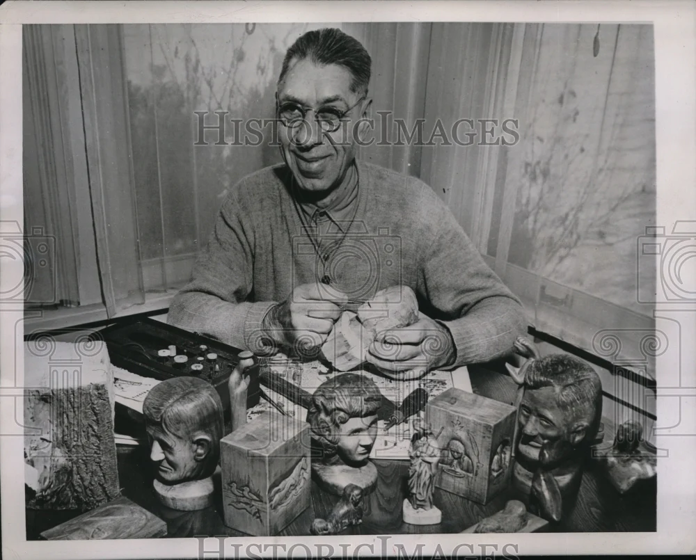 1946 Press Photo Paul Beauchene, World War I, veteran