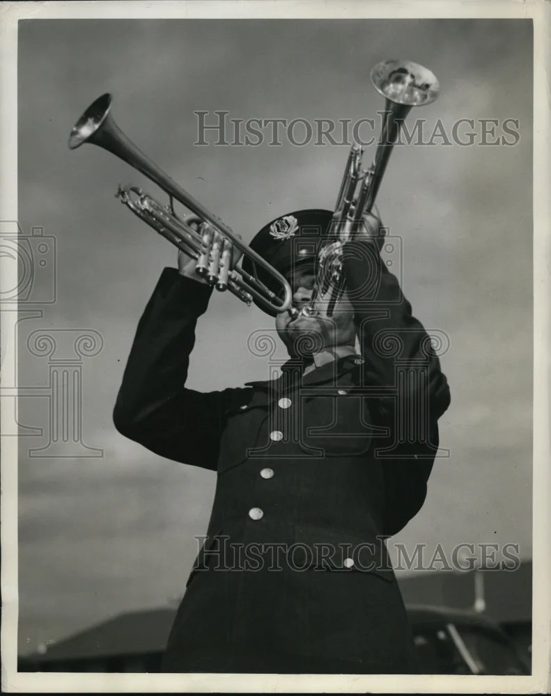 1942 Press Photo Ellington Field Texas worlds largest multi motor flying school