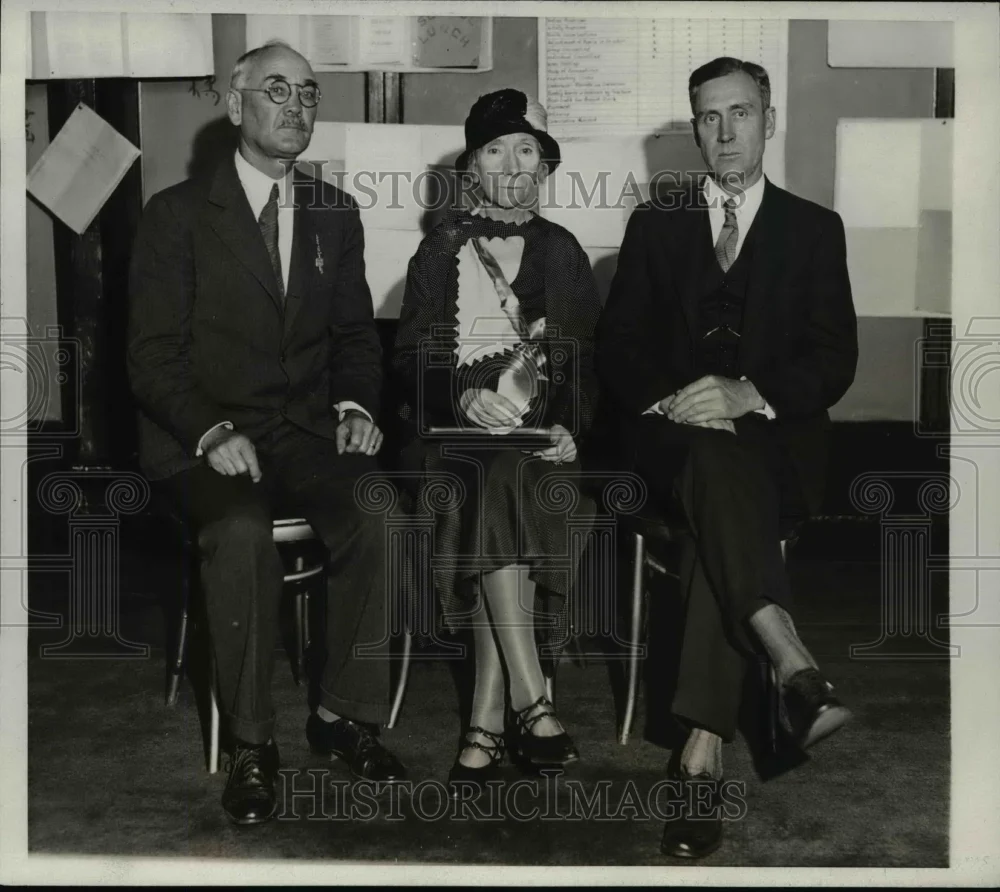 1931 Press Photo Arthur Jones, Latham Hatcher, Emery Ferriss National Vocational