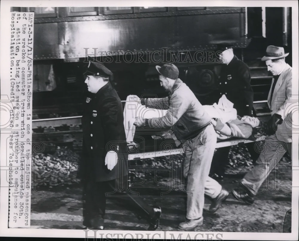 1953 Press Photo Picture of one of the passengers on the accident - ned52550