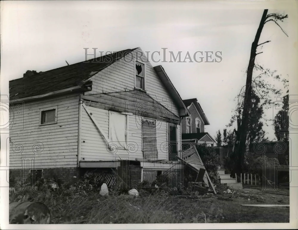 1953 Press Photo Home od Mrs Marcus Pasek in Cleveland Ohio