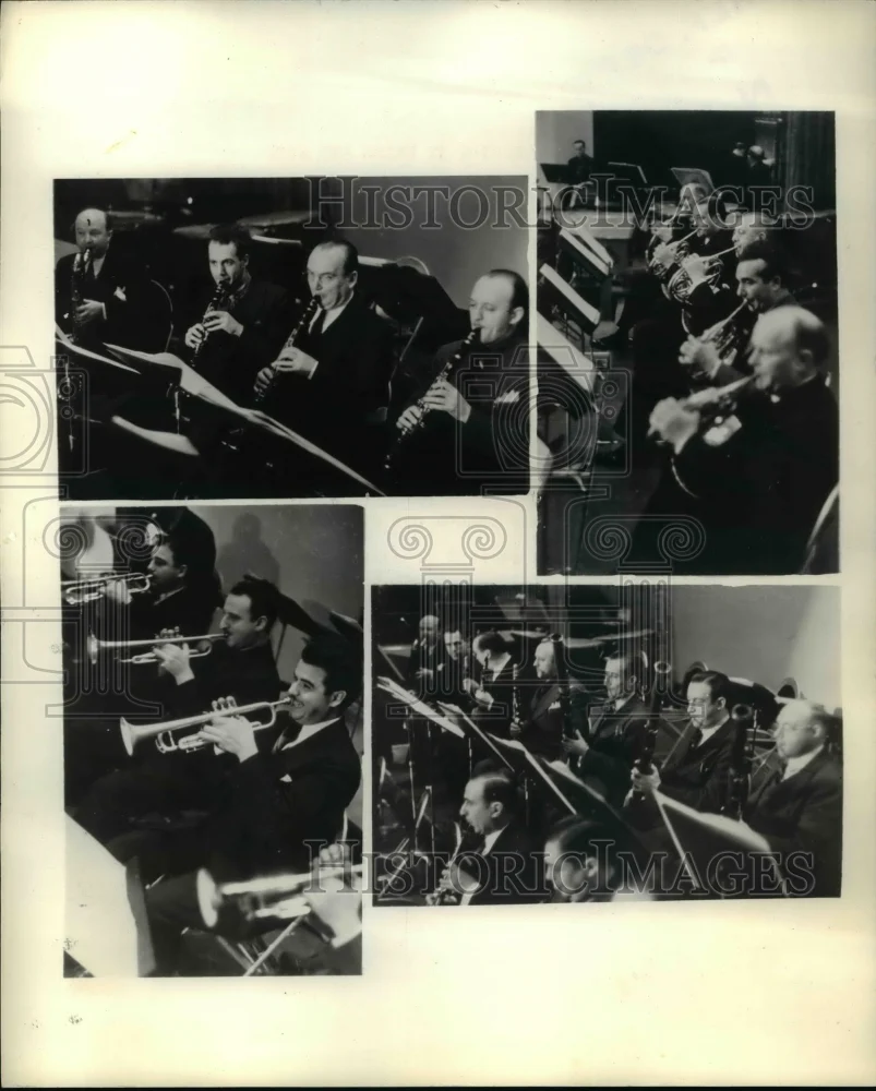 1937 Press Photo Broadcast of concert on NBC